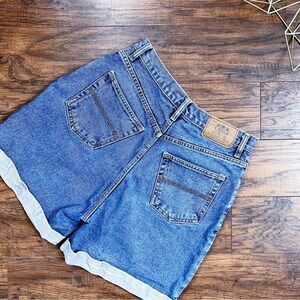 Route 66 • vintage 90s denim shorts cuffed high rise mom jean relaxed fit rigid